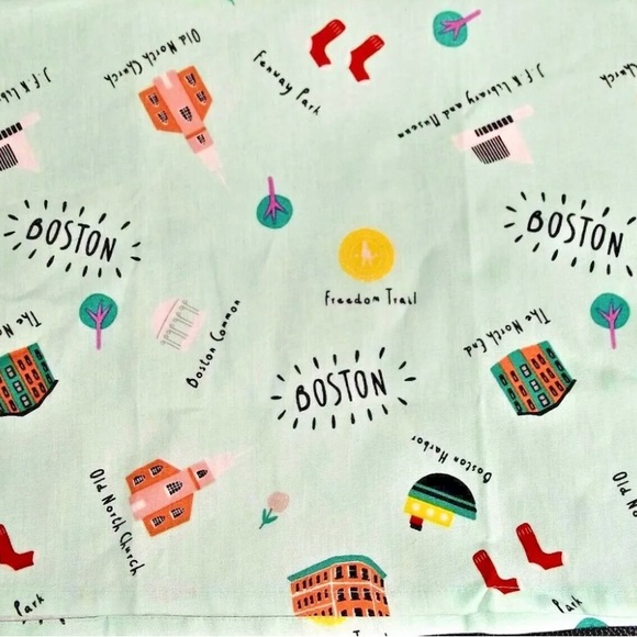 NWOT Primark Home Boston Mass souvenir 100% cotton kitchen towel textile - Picture 1 of 1